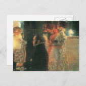 Gustav Klimt-Schubert bij Piano II Briefkaart (Voorkant / Achterkant)