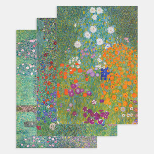 Gustav Klimt - Selectie van tuinmasterstukken Inpakpapier Vel