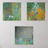 Gustav Klimt - Selectie van tuinmasterstukken Muurkunst Sets (Voorkant)