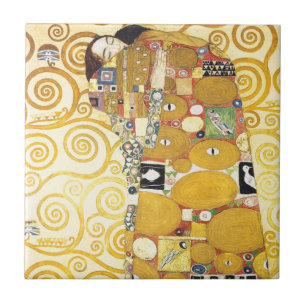 Gustav Klimt Slapende Lady Ceramics Tegeltje