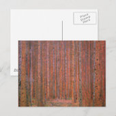 Gustav Klimt Sparrenbos Tannenwald Rode Bomen Briefkaart (Voorkant / Achterkant)