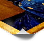 Gustav Klimt stijl portret van een vrouw Perfect Poster (Hoek)