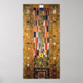 Gustav Klimt Stoclet Frieze Dekor Poster (Voorkant)
