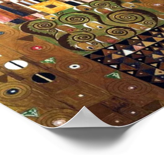 Gustav Klimt Stoclet Frieze Dekor Poster (Hoek)