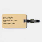 Gustav Klimt - Stoclet Frieze Tree of Life Bagagelabel (Achterkant horizontaal)