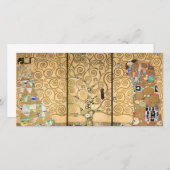 Gustav Klimt - Stoclet Frieze Tree of Life Bedankkaart (Voorkant / Achterkant)