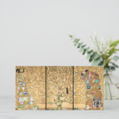 Gustav Klimt - Stoclet Frieze Tree of Life Bedankkaart (Staand voorkant)