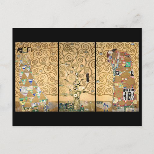 Gustav Klimt - Stoclet Frieze Tree of Life Briefkaart (Voorkant)
