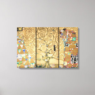 Gustav Klimt - Stoclet Frieze Tree of Life Canvas Afdruk