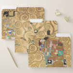 Gustav Klimt - Stoclet Frieze Tree of Life Documentenmap<br><div class="desc">Gustav Klimt - Stoclet Frieze Tree of Life Masterpieces Selectie: - Vervullingsliefhebbers - 1909 - Centraal deel van het linkerpaneel - 1909 - Verwachting - 1909</div>