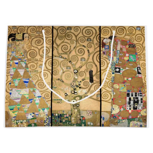 Gustav Klimt - Stoclet Frieze Tree of Life Groot Cadeauzakje (Voorkant)