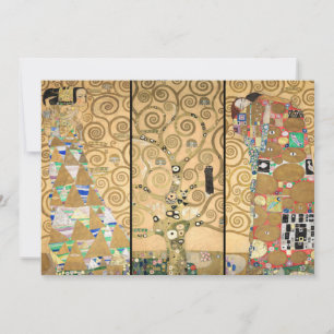 Gustav Klimt - Stoclet Frieze Tree of Life Kaart