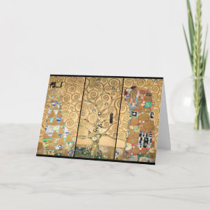 Gustav Klimt - Stoclet Frieze Tree of Life Kaart