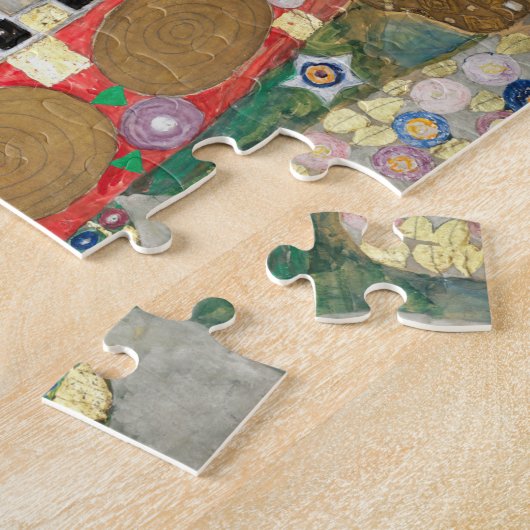 Gustav Klimt - Stoclet Frieze Tree of Life Legpuzzel (Zijkant)