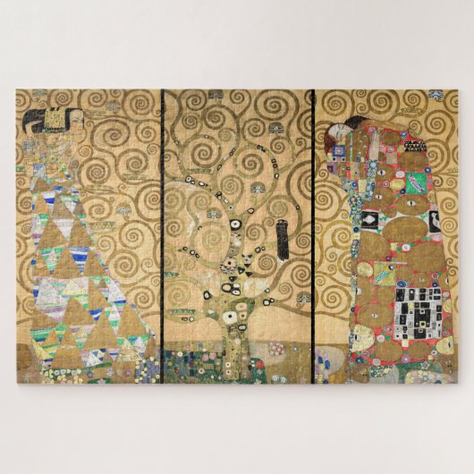 Gustav Klimt - Stoclet Frieze Tree of Life Legpuzzel (Horizontaal)