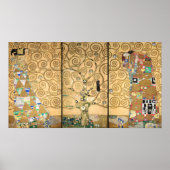 Gustav Klimt - Stoclet Frieze Tree of Life Poster (Voorkant)