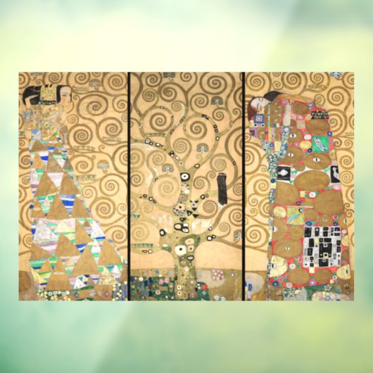 Gustav Klimt - Stoclet Frieze Tree of Life Raamsticker (Vel 3)
