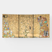 Gustav Klimt - Stoclet Frieze Tree of Life Spandoek (Horizontaal)