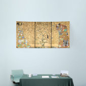 Gustav Klimt - Stoclet Frieze Tree of Life Spandoek (Beurs)
