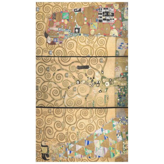 Gustav Klimt - Stoclet Frieze Tree of Life Tafelkleed (Voorkant)