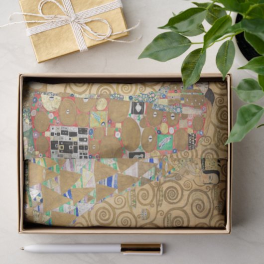 Gustav Klimt - Stoclet Frieze Tree of Life Tissuepapier (Geschenk)
