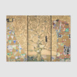 Gustav Klimt - Stoclet Frieze Tree of Life Tissuepapier<br><div class="desc">Stoclet Frieze Triptych: Boom van leven,  vervulling,  verwachting - Gustav Klimt,  Cardboard,  1909</div>