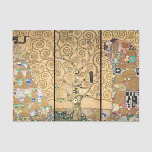 Gustav Klimt - Stoclet Frieze Tree of Life Tissuepapier (Voorkant)