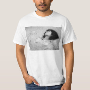 Gustav Klimt - Studieblad met bovenlichaam T-shirt