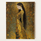 Gustav Klimt Style Regal Woman Planner (Achterkant)