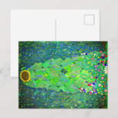Gustav Klimt Sunflower Briefkaart (Voorkant / Achterkant)