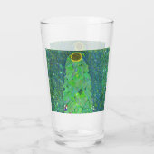 Gustav Klimt Sunflower Glas (Achterkant)