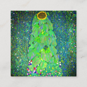 Gustav Klimt Sunflower Informatiekaartje
