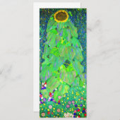 Gustav Klimt Sunflower Kaart (Voorkant / Achterkant)