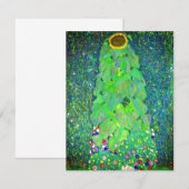 Gustav Klimt Sunflower Kaart (Voorkant / Achterkant)