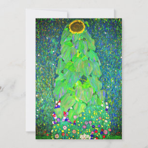 Gustav Klimt Sunflower Kaart