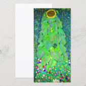 Gustav Klimt Sunflower Kaart (Voorkant / Achterkant)