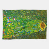 Gustav Klimt Sunflower Kitchen Towel Theedoek (Horizontaal)