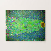 Gustav Klimt Sunflower Legpuzzel (Horizontaal)
