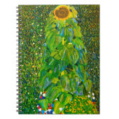 Gustav Klimt Sunflower notebook Notitieboek (Voorkant)
