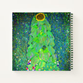 Gustav Klimt Sunflower Notitieboek (Achterkant)