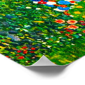 Gustav Klimt Sunflower Poster (Hoek)