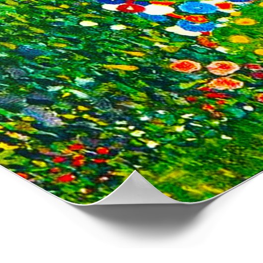 Gustav Klimt Sunflower Poster (Hoek)