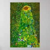 Gustav Klimt Sunflower Poster (Voorkant)