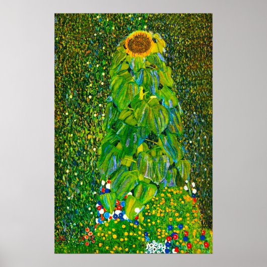 Gustav Klimt Sunflower Poster (Voorkant)