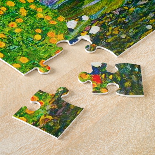 Gustav Klimt Sunflower Puzzle Legpuzzel (Zijkant)