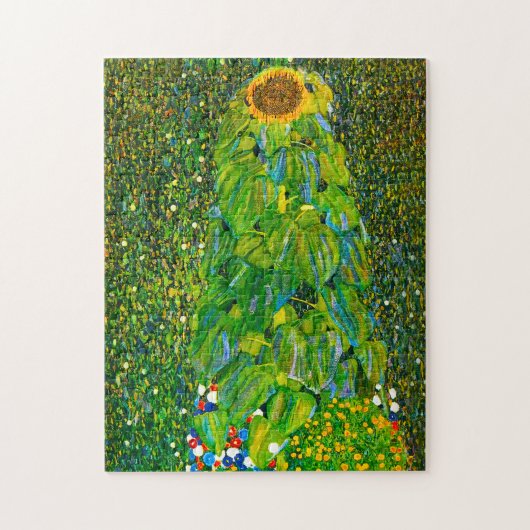 Gustav Klimt Sunflower Puzzle Legpuzzel (Verticaal)