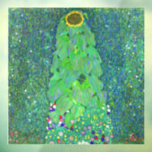 Gustav Klimt Sunflower Raamsticker (Vel 3)