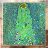 Gustav Klimt Sunflower Raamsticker (Vel 2)