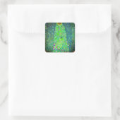 Gustav Klimt Sunflower Vierkante Sticker (Tas)