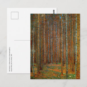 Gustav Klimt - Tannenwald Dennenbos Briefkaart